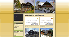 Desktop Screenshot of chatasumava.cz